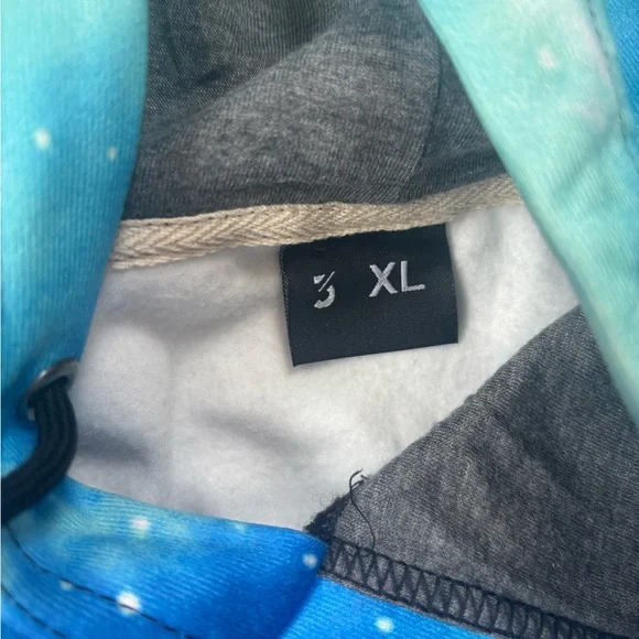 NASA Space Galaxy Print Hoodie - Picture 4 of 6